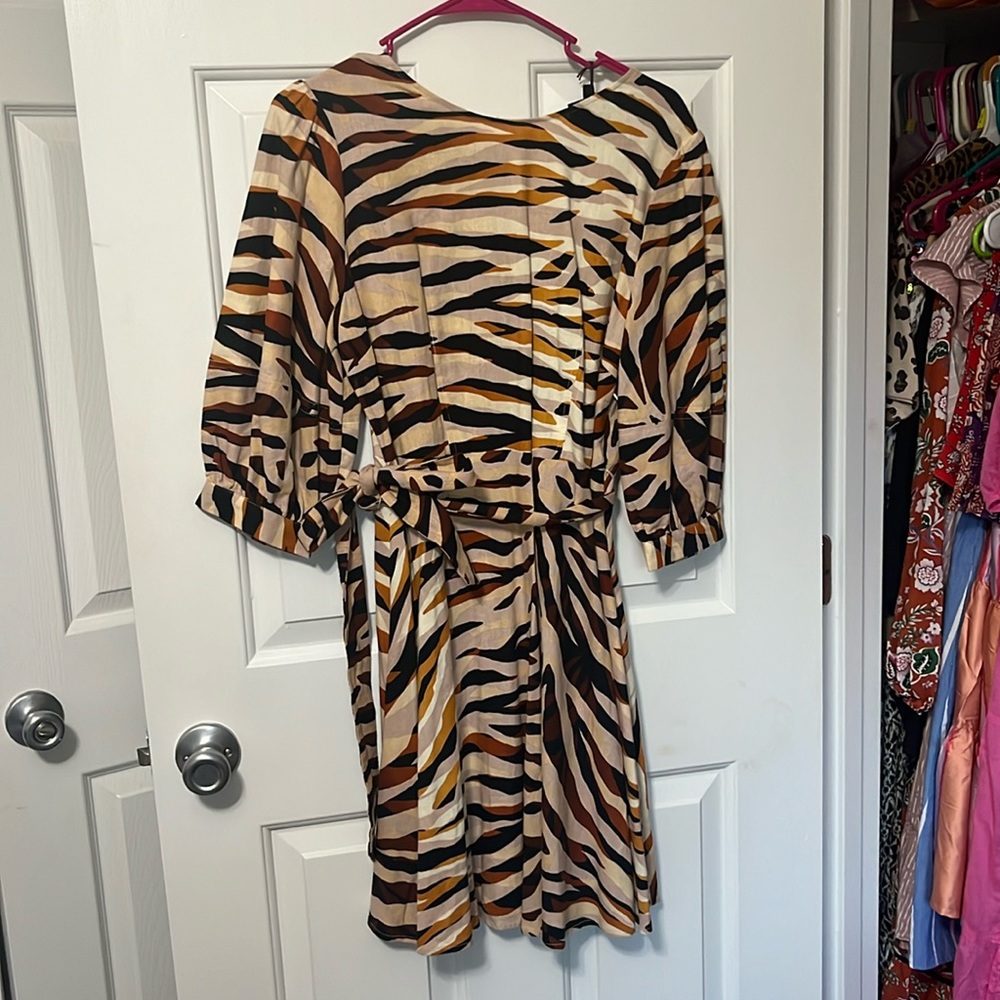 Who What Wear Exploded Pastel Tiger Dress | Target